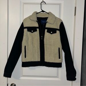 Corduroy and fleece jacket